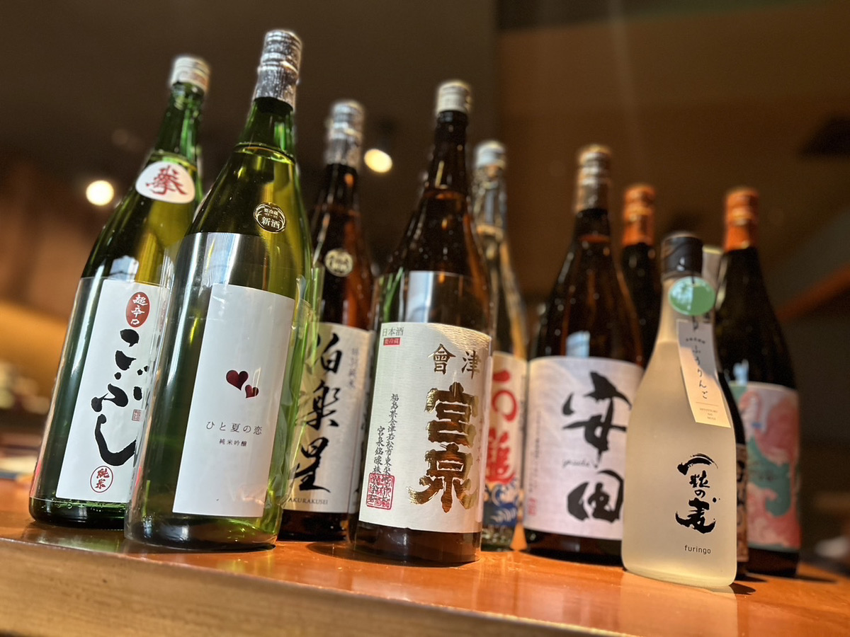 『神楽坂 囲炉裏 肉よろず』最新の日本酒ラインナップ