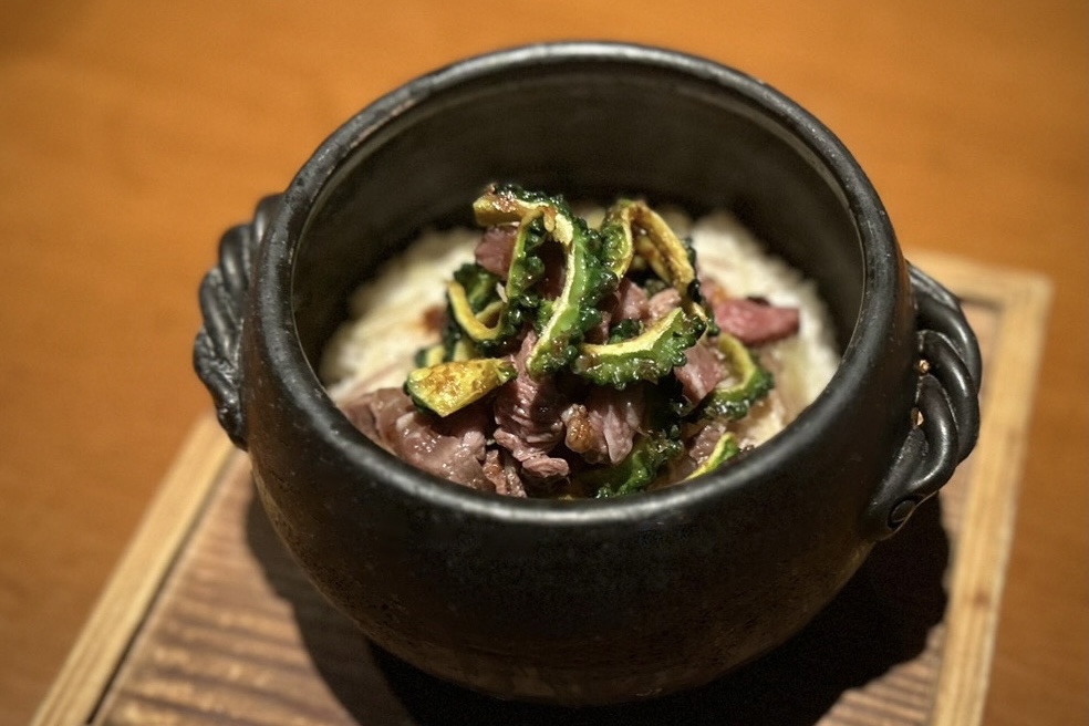 『神楽坂 囲炉裏 肉よろず』8月の土鍋ご飯と温菜