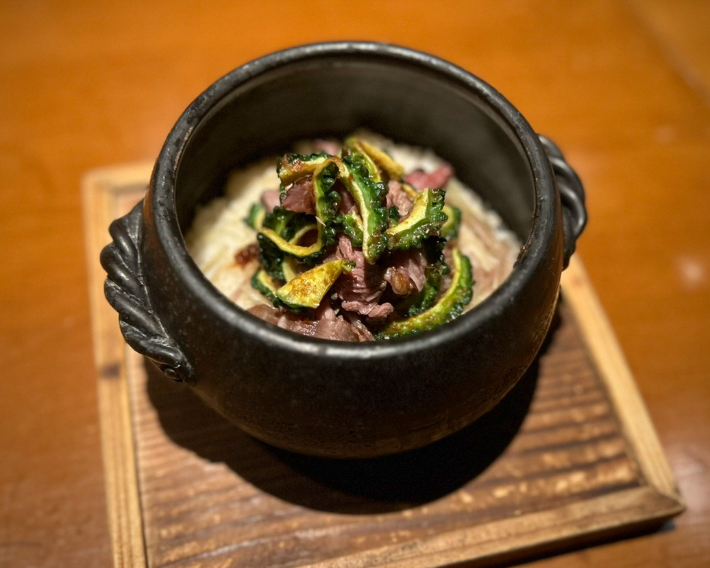 『神楽坂 囲炉裏 肉よろず』8月の土鍋ご飯と温菜